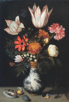 古典的な花 Painting - Bosschaert Ambrosius 花の貝殻